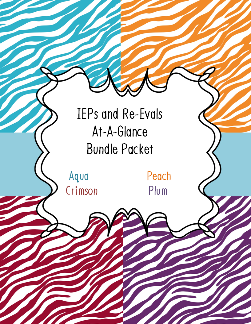 IEPs and Re-Evals At-A-Glance