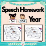 Speech Therapy Homework for the Year