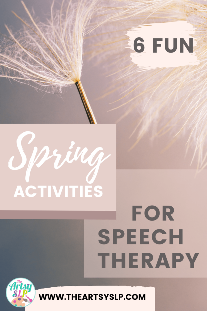 6 Fun Spring Activities for Speech Therapy