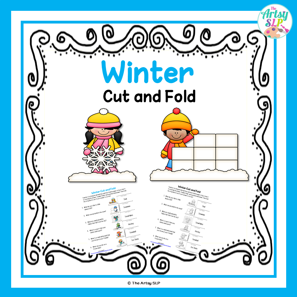 Winter Cut and Fold Freebie