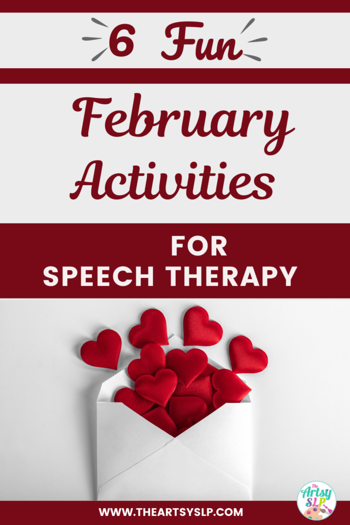 6 February Activities for Speech Therapy